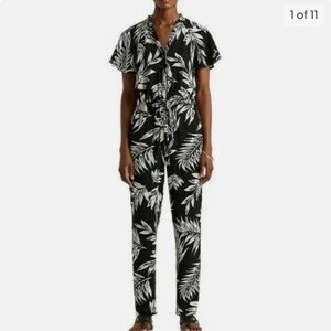 Lauren Ralph Lauren Flutter Sleeve Jumpsuit